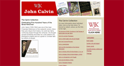 Desktop Screenshot of calvin.wjkbooks.com