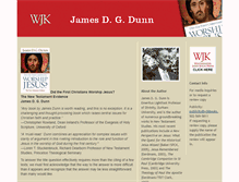 Tablet Screenshot of dunn.wjkbooks.com
