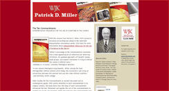 Desktop Screenshot of miller.wjkbooks.com